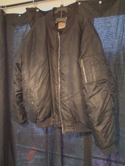 Black MA-1 Bomber Jacket