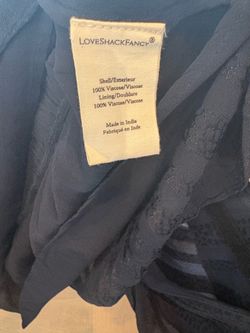 LoveShackFancy Blue Viscose Lined Garment