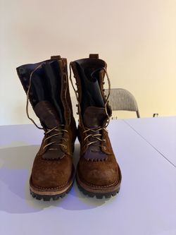 Drew’s 10” Logger Brown Rough Out
