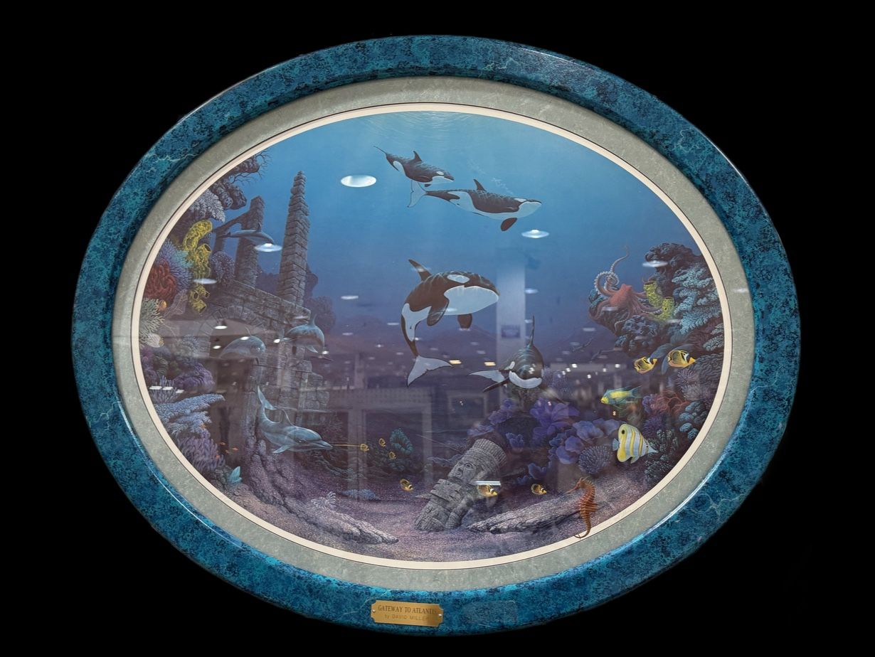 Gateway to Atlantis by David Miller original lithograph hand signed and numbered out of 350