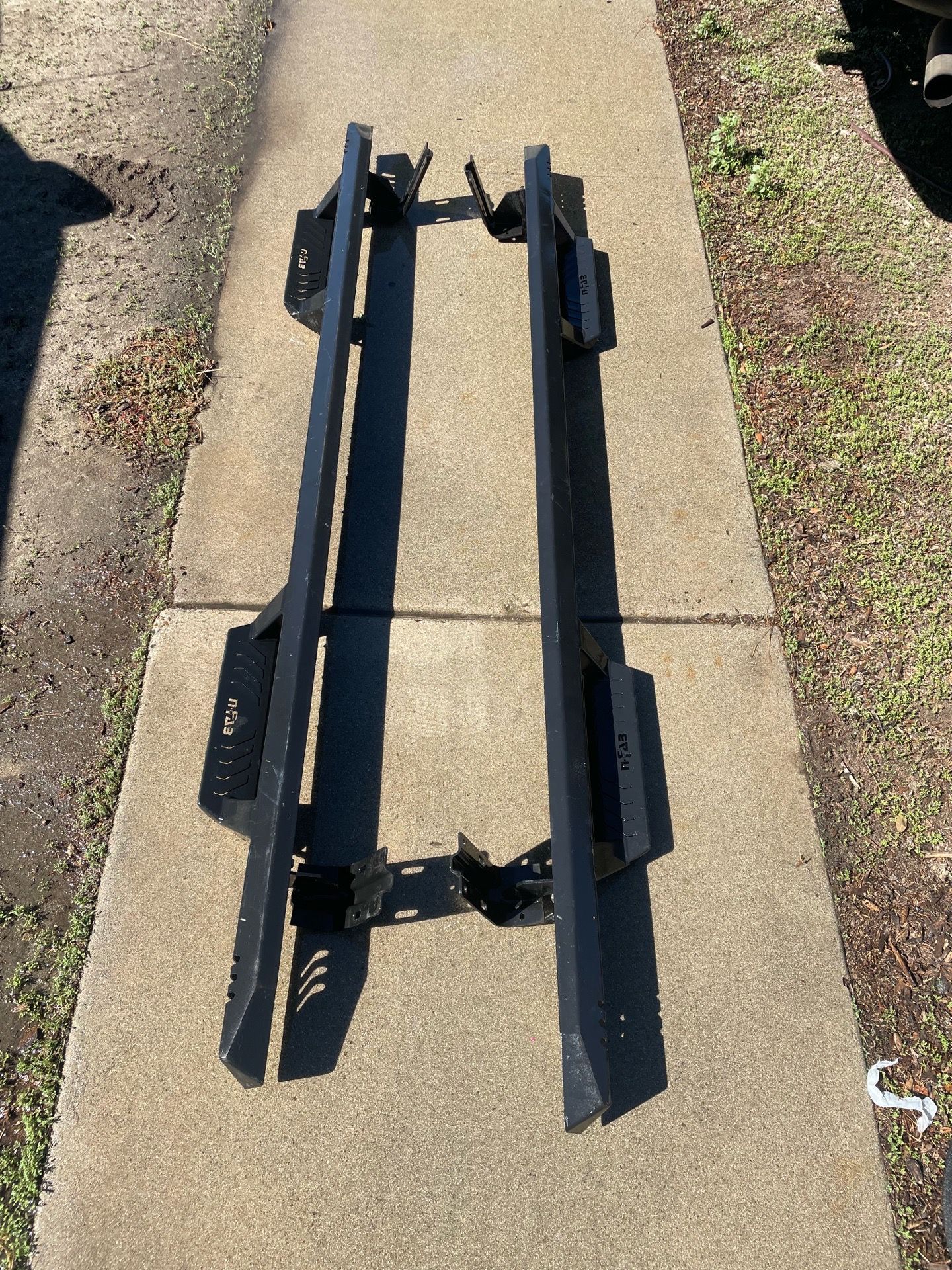 Truck side steps, sliders,