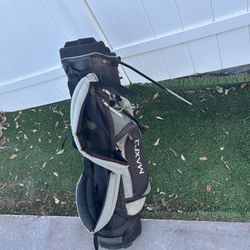 golf bag with stand $70 