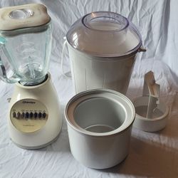 Blender And Ice Cream Maker Bundle