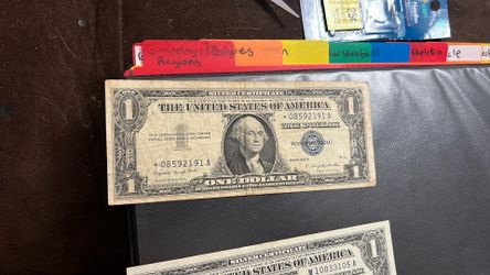 silver certificate in prestine condition