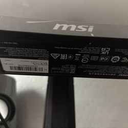 MSI 32in 4K Monitor 