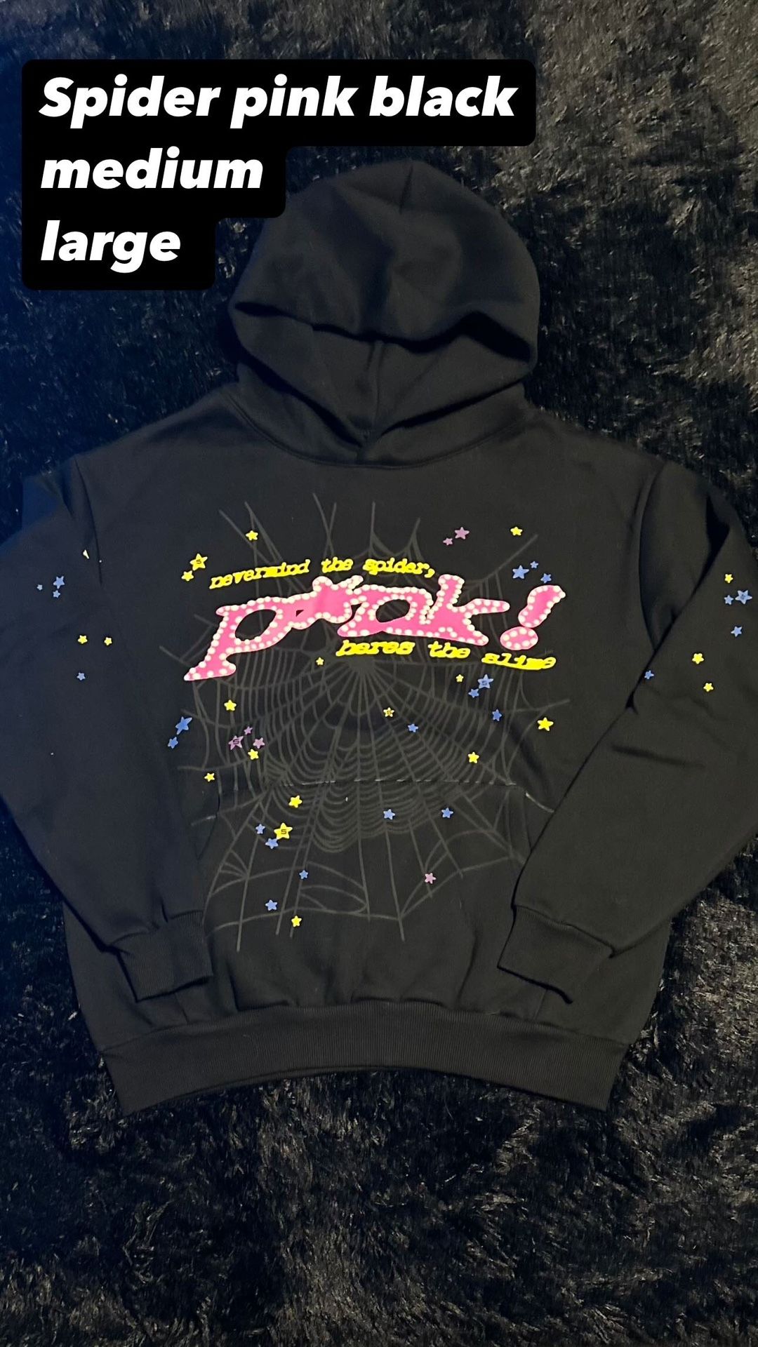 Pink black spider