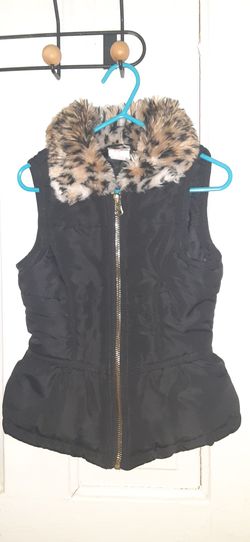 Baby cheetah print vest for the low size xs