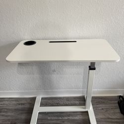 Standing White Desk