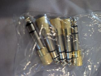 3.5mm Audio Jack Connectors – Pack of 4