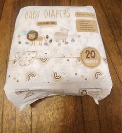 Wonderluxe Diapers  .. Size: Newborn