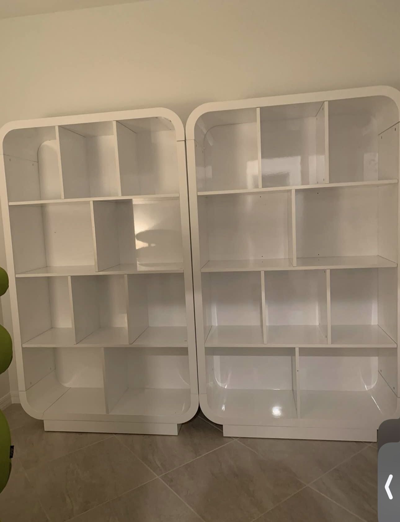 Stylish Bookshelves - Great Condition! $1000 Each