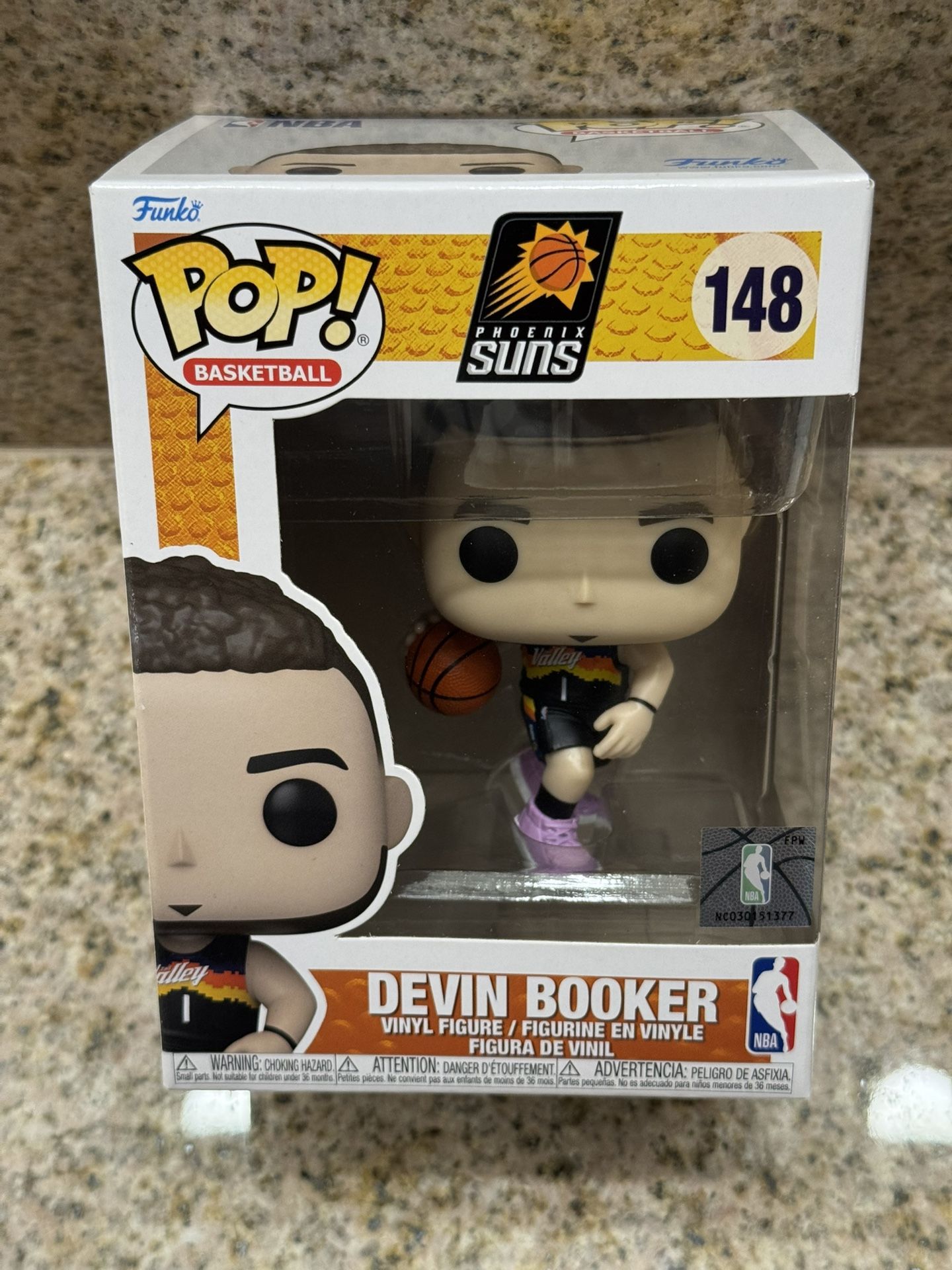 Devin Booker Funko Pop NBA Basketball Vinyl Figure Figurine Toy Phoenix Suns 148