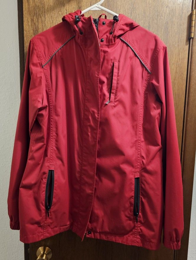 Eddie Bauer Raincoat Women's Size L