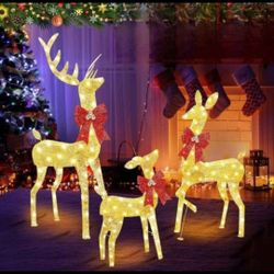 Family Deers Set Of 3