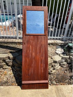 Teak marine door, closet door reclaimed
