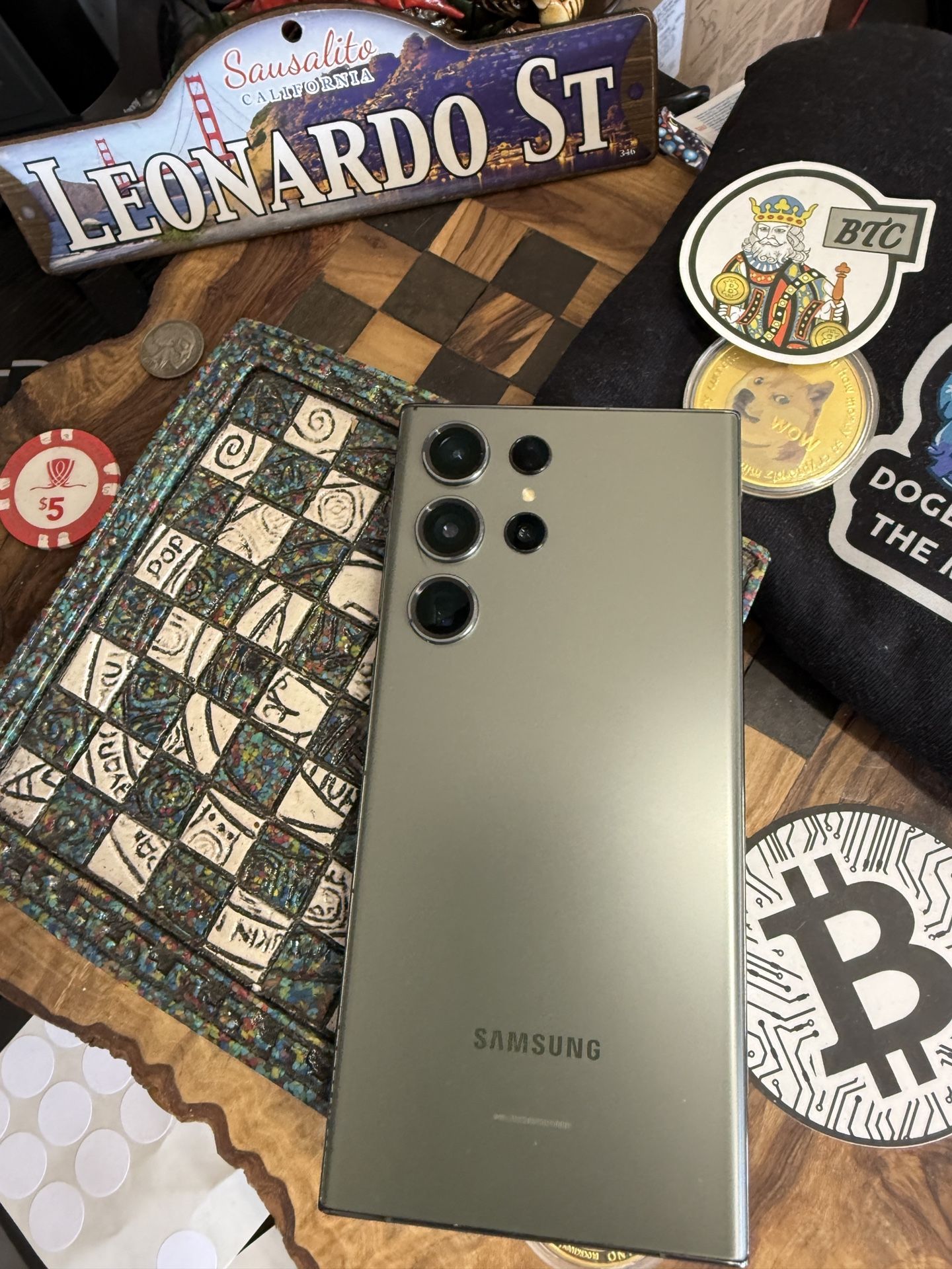 S A M S U N G S 23 Ultra 256Gb Green Unlocked