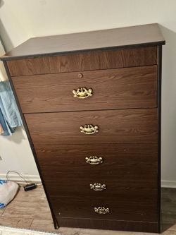 5-Drawer Tall Chest Dresser
