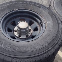 P265/75R15 Firestone Destination on 15" 6x5.5 4x4 Wheels(4)

