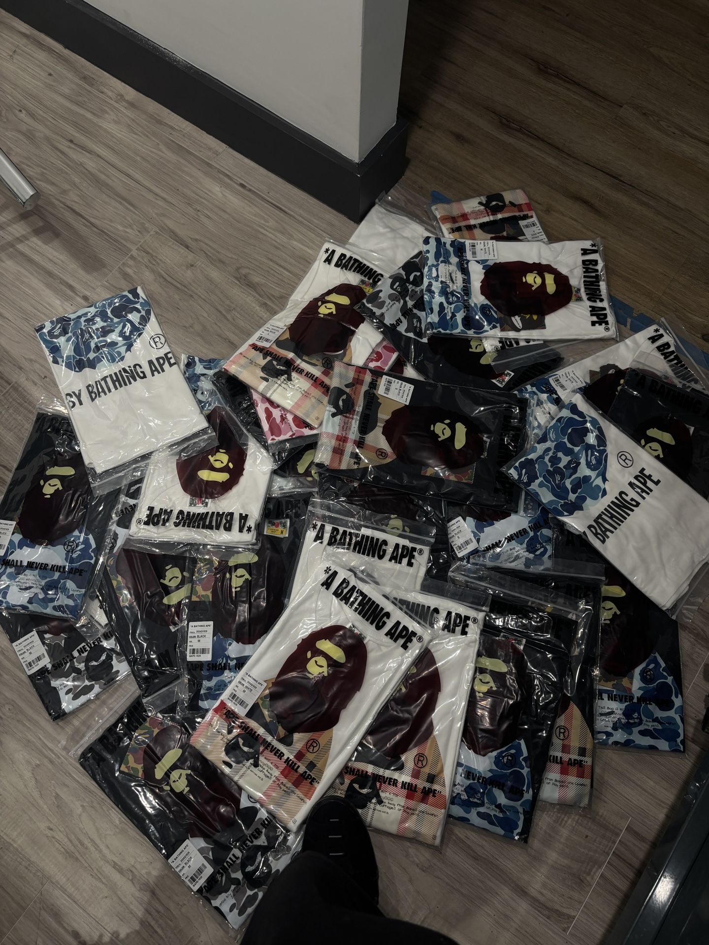 BAPE SHIRTS $45