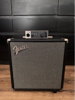 UA Volt 1 & Fender Rumble 25 (Bass combo amp)