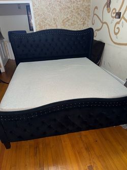 King size Bed Frame and mattress
