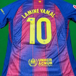 LaminYamal signature jersey-replica