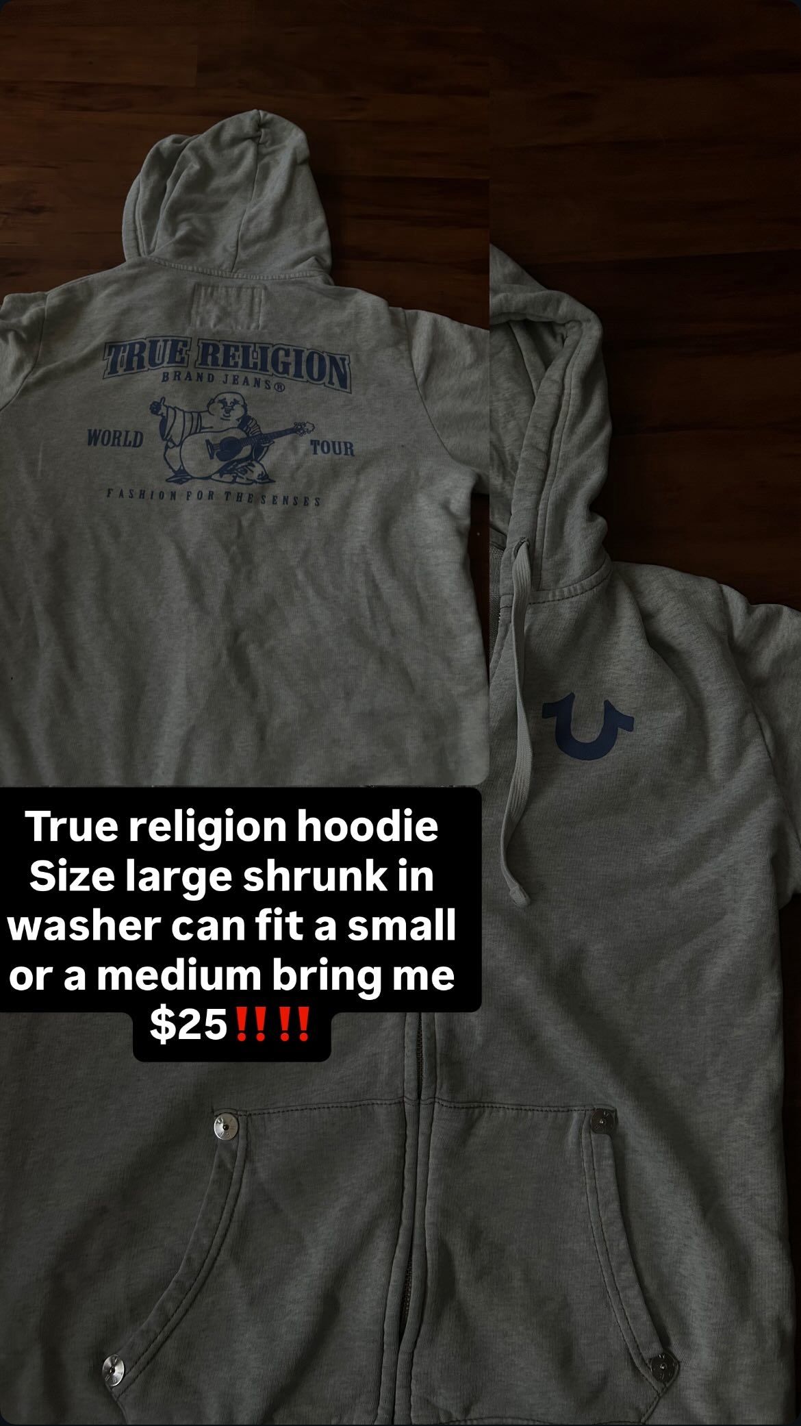 True religion hoodie * READ DESCRIPTION