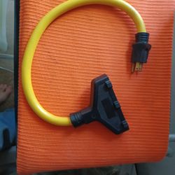 CLEAN POWER,3-WAY 2FOOT EXTENSION CORD