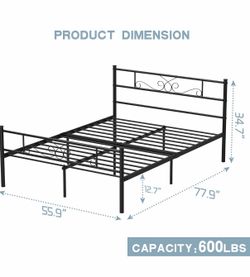 🔥 Full Size Bed + Mattress – $100 – Must Go by July 26!