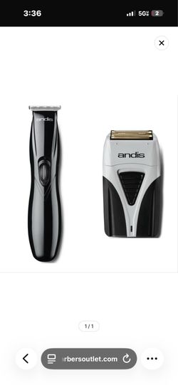 Ande clippers trimmer and foil shaver bundle cordless