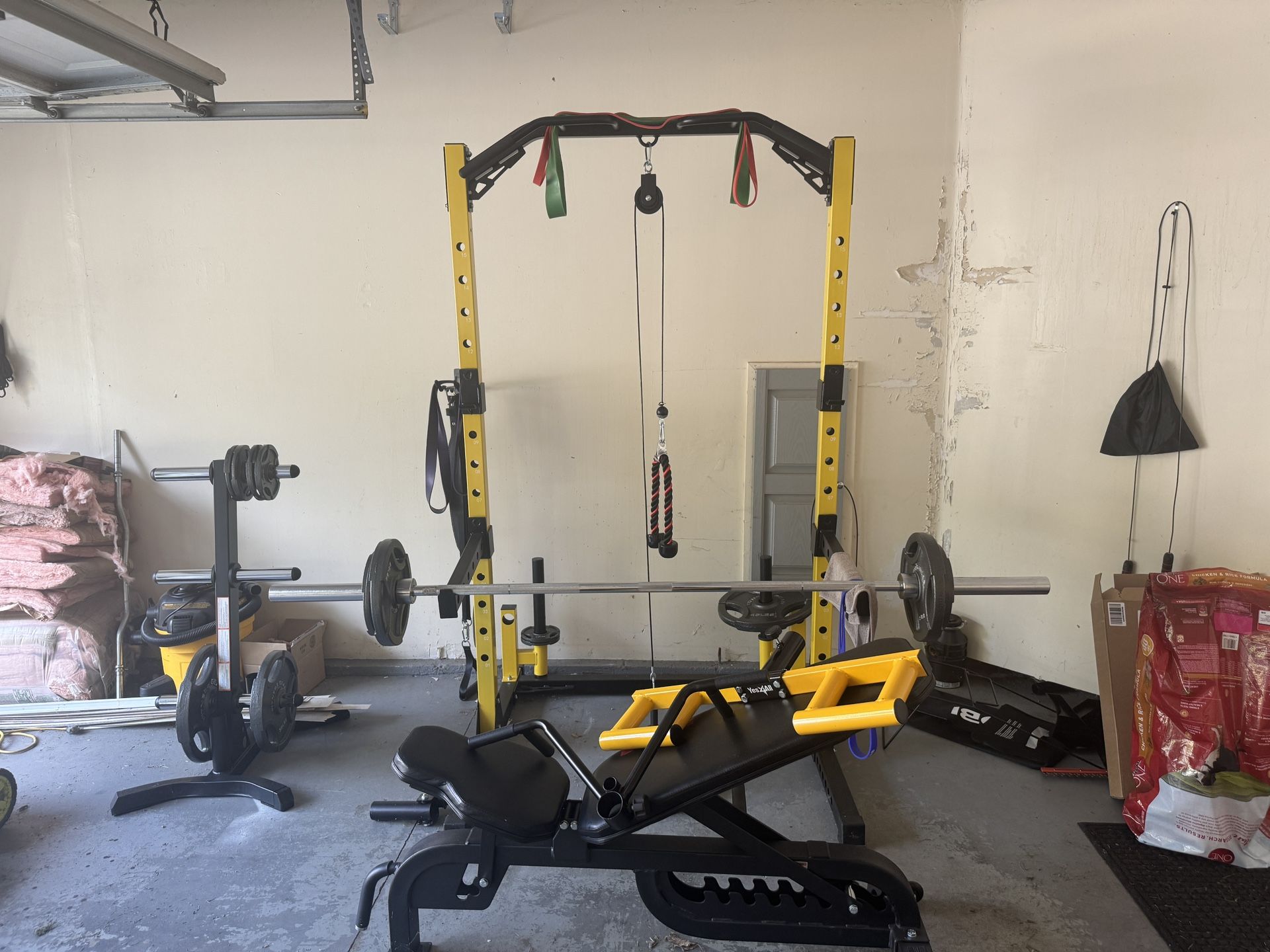 Weights And Squat Rack
