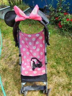 Mini mouse small foldable stroller