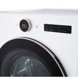 LG 7.4 cu. ft. Capacity Energy Star Smart GAS Dryer with AI Sensor Dry and Turbosteam