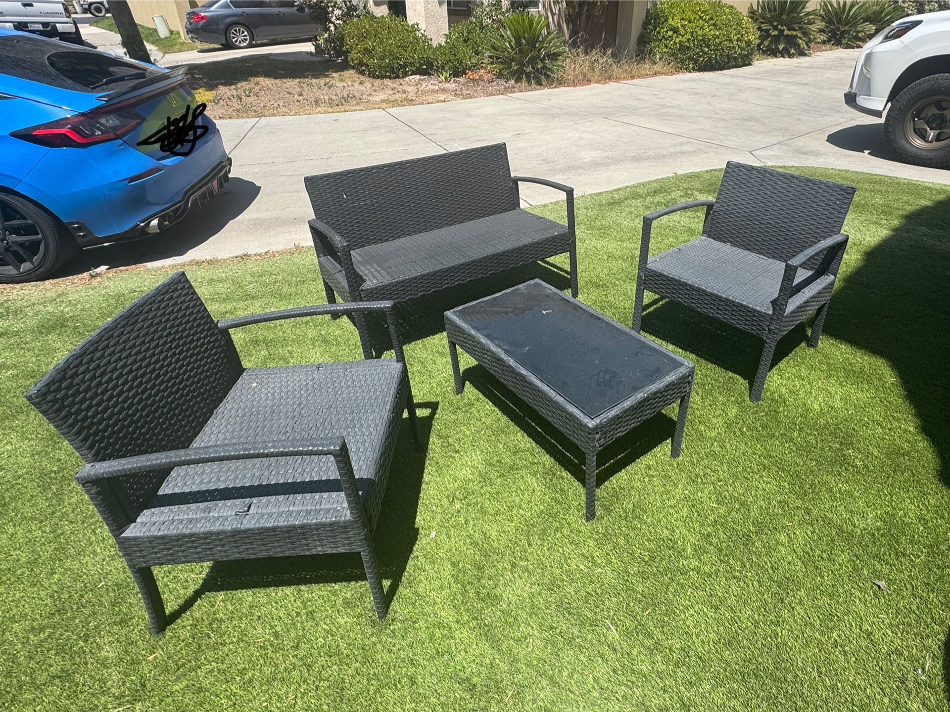 Patio/garden Set Furniture (4pcs)
