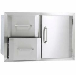 New Outdoor Kitchen Stainless Steel Drawers