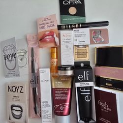 Large bundle of beauty products including hair, Make Up, And Skin Care products 
