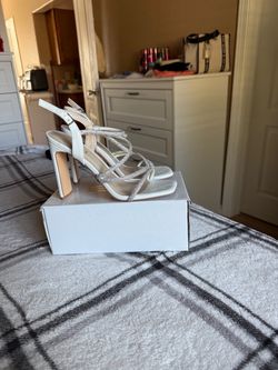 White heels.