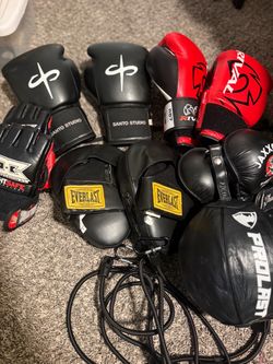 Boxing/mma bundle with double end bag