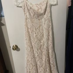 White Lace Dress