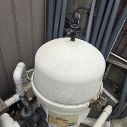Pentair Pool Cartridge Filter and motor pump