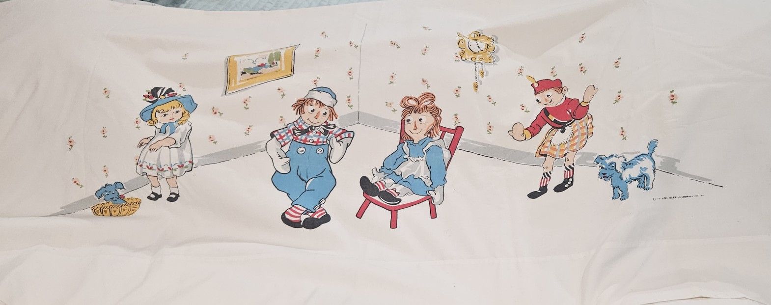 Raggedy Ann & Andy Twin Sheet