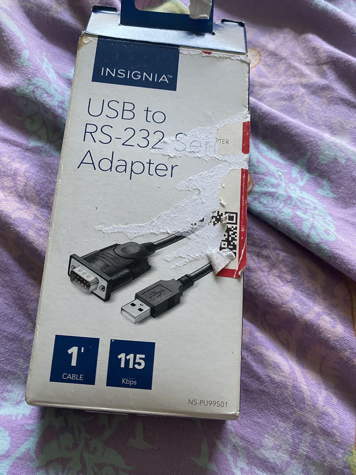 Usb To Es-232 serial adapter driver $25 use it one time