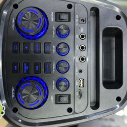 Rechargeable Karaoke Speaker w/ 3x8” Woofers