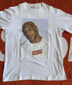 Supreme x Mike Tyson t shirt size medium white rare box logo Bape shark mask billionaire boys club Kermit nas