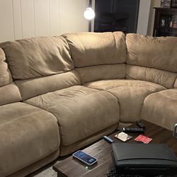 Microsuede Sectional 