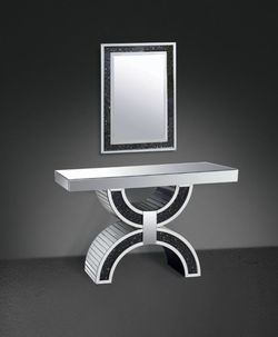 console table & mirror