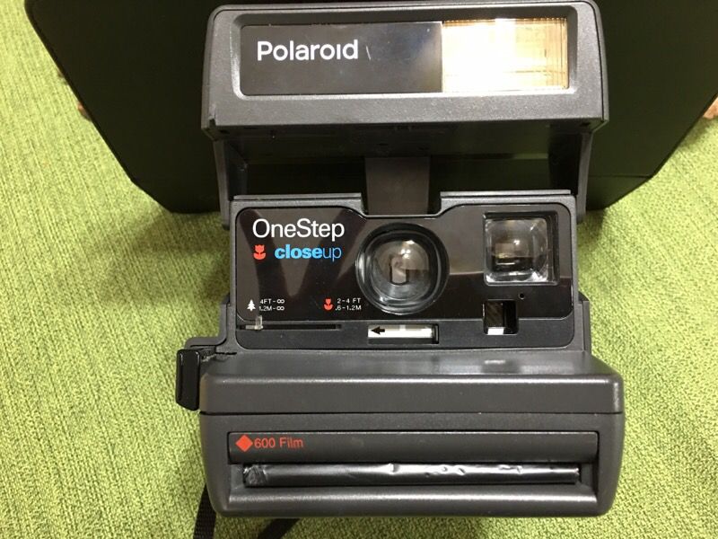Polaroid one step camera
