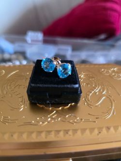 Blue Topaz earrings