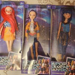 K Pop DemonHunter Dolls. 