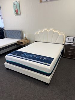 Queen led bed frame